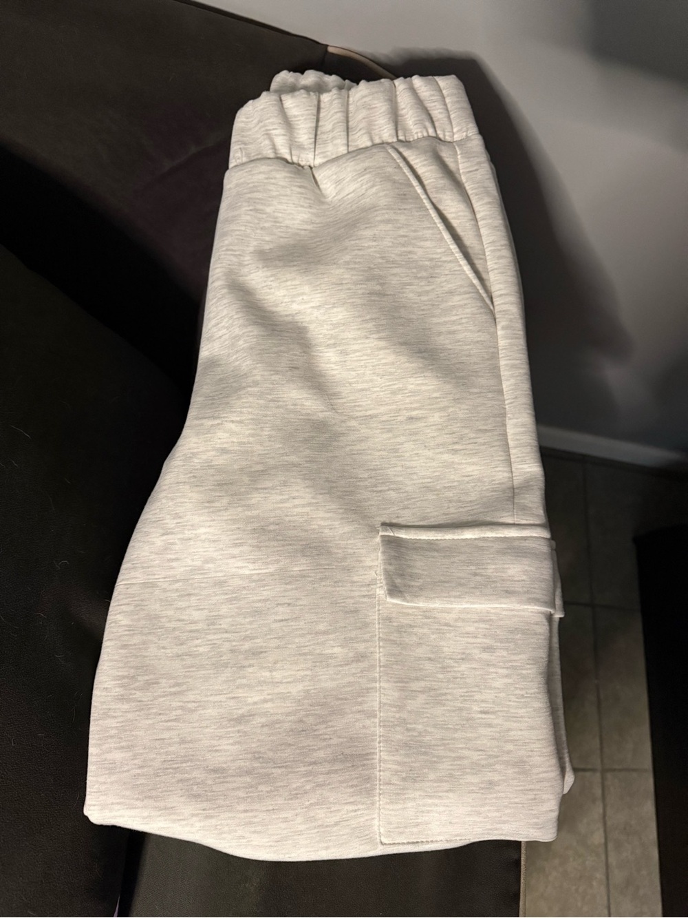 Express Light Gray Women's Jogger Sweatpants